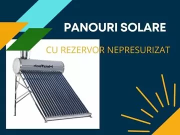 Panouri Solare Dambovita – Panouri solare apa calda 3 PANOURI SOLARE CU REZERVOR NEPRESURIZAT